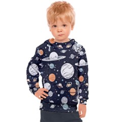 Space Galaxy Universe Stars Sky Kids  Hooded Pullover