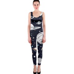 Space Galaxy Universe Stars Sky One Piece Catsuit