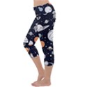 Space Galaxy Universe Stars Sky Capri Yoga Leggings View2