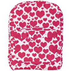 Hearts Valentine Pattern Seamless Full Print Backpack