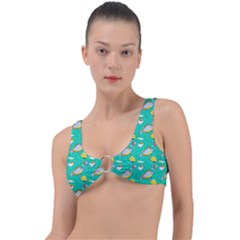 Naso Flame Fabric Ring Detail Bikini Top