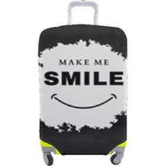 Black And White Simple Make Me Smile T Shirt 20250203 014057 0000 Luggage Cover (large)