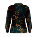 Flowers Floral Retro Flower Texture Women s Sweatshirt View2