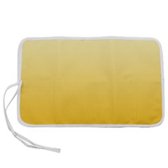 Cream Yellow To Amber Orange Linear Gradient Pen Storage Case (s) by GradientsOmbre