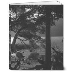 Los Alerces National Park Waterfront Landscape, Argentina002 8  X 10  Softcover Notebook by dflcprintsclothing