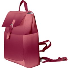 Coral Pink To Burgundy Red Bilinear Gradient Buckle Everyday Backpack by GradientsOmbre