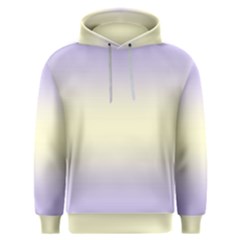 Pale Violet To Cream Yellow Bilinear Gradient Men s Overhead Hoodie by GradientsOmbre