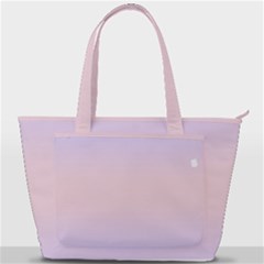 Pale Violet To Pale Pink Bilinear Gradient Back Pocket Shoulder Bag  by GradientsOmbre