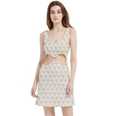 Boho Pattern 3 Velour Cutout Dress by designsbymallika