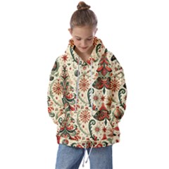 Christmas Tree Snow Kids  Oversized Hoodie