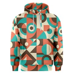 Retro Colorful Background, Retro Abstraction Men s Overhead Hoodie