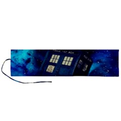 Tardis Doctor Who Space Galaxy Roll Up Canvas Pencil Holder (l) by Cemarart