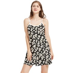 Gothic Leaf Pattern 5 Summer Frill Dress