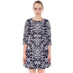 Gothic Leaf Pattern 4 Smock Dress by violetheavensky
