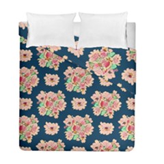 Retro 1880s Flowers Pattern 7 Duvet Cover Double Side (full/ Double Size) by violetheavensky