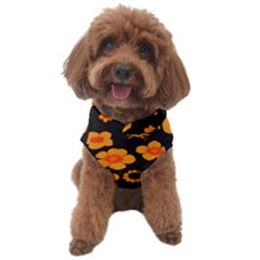 Retro 40s 50s Flowers Pattern Halloween Dog Sweater