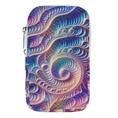 Abstract Fractal Art Swirl Pattern Waist Pouch (small) by Salmanaz77