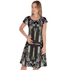Eclectic Beauty Classic Short Sleeve Dress by fashionfr3ak