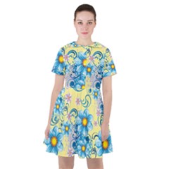 Flowers Bloom Blossom Petals Plant Sailor Dress by Posterlux