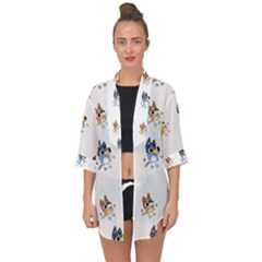 Bluey, Bluey Merch, Bluey Pattern, Bluey Bluey, Bingo, Bluey Design, Bluey Dog Open Front Chiffon Kimono