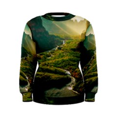 Mountains Trees Forest Women s Sweatshirt