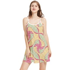 Abstract Pattern Design Scrapbooking Summer Frill Dress by Paksenen