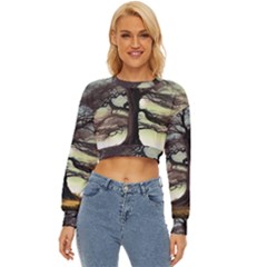 Nature Outdoors Cellphone Wallpaper Background Artistic Artwork Starlight Book Cover Wilderness Land Lightweight Long Sleeve Sweatshirt by Posterlux