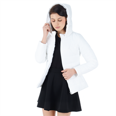 Women s Hooded Puffer Jacket Icon