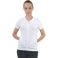 Short Sleeve Zip Up Jacket Icon