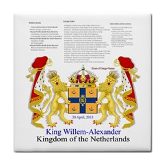 King Willem Ceramic Tile by artattack4all