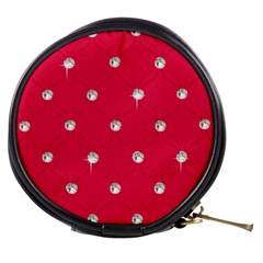 Red Diamond Bling  Mini Makeup Case by artattack4all