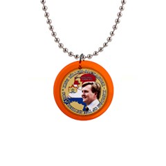 King Willem-alexander Mini Button Necklace by artattack4all