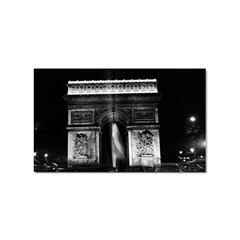 Vintage France Paris Triumphal Arch 1970 Sticker (rectangle) by Vintagephotos