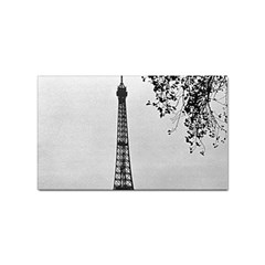 Vintage France Paris Eiffel Tour  Seine At Dusk 1970 Sticker (rectangle) by Vintagephotos