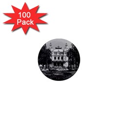 Vintage Principality Of Monaco Monte Carlo Casino 100 Pack Mini Magnet (round) by Vintagephotos