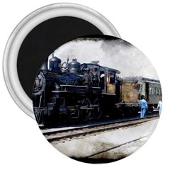 The Steam Train Large Magnet (round)