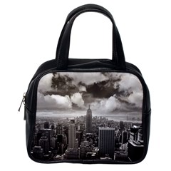 New York, Usa Single-sided Satchel Handbag by artposters