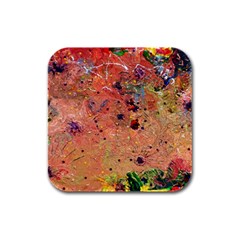 Diversity 4 Pack Rubber Drinks Coaster (square) by dawnsebaughinc