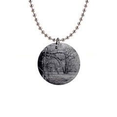 Black And White Forest Mini Button Necklace by Elanga