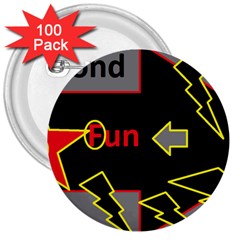 Raymond Fun Show 2 100 Pack Large Button (round)