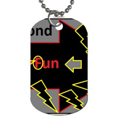 Raymond Fun Show 2 Single-sided Dog Tag by hffmnwhly