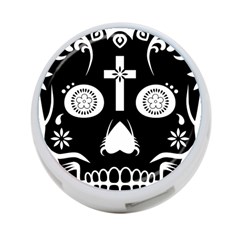 Sugar Skull 4-port Usb Hub (one Side) by asyrum