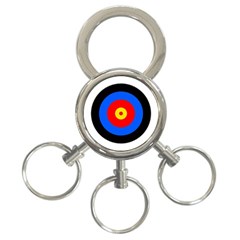 Target 3-ring Key Chain by hlehnerer