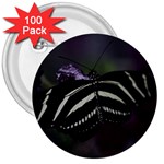 Butterfly 059 001 3  Button (100 pack) Front