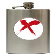 Red X Hip Flask by magann