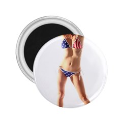 Usa Girl 2 25  Button Magnet by hlehnerer