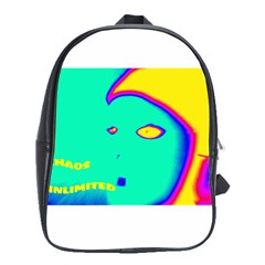 Khaosface4 School Bag (xl) by KhaosUnlimited