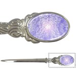 Purple Cubic Typography Letter Opener Front