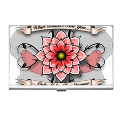 What Doesn t Kill You Business Card Holder by BlackLabelDesigns