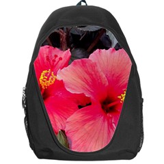 Red Hibiscus Backpack Bag by ADIStyle